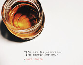 Marc Maron Quote with Whiskey