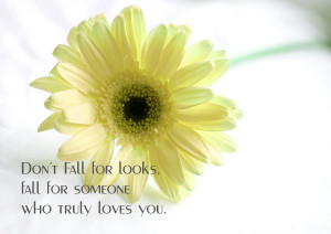 Cute Love Quote Pictures With Yellow Flower Background