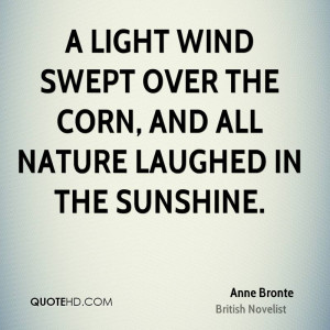 light wind swept over the corn, and all nature laughed in the ...