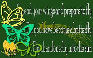 Butterfly - Mariah Carey Song Lyric Quote in Text Image