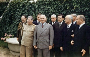Potsdam Conference: Bohlen behind Truman and Stalin, Byrnes to Molotov ...