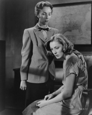 Dispensing tough love to Eleanor Parker in Caged (1950).