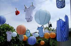 outdoor themed baby shower