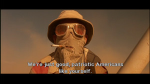 ... : americans, Fear and Loathing in Las Vegas, patriotic and subtitles