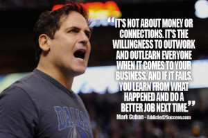 Mark Cuban Entrepreneur Picture Quote For Success