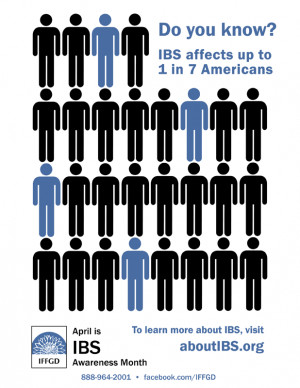 ... has also created this helpful infographic for IBS Awareness Month