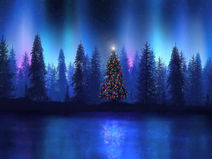 ... christmas night wallpaper with animated christmas tree download