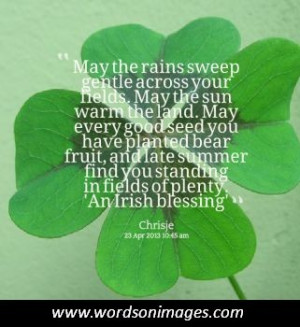 Irish quotes about life