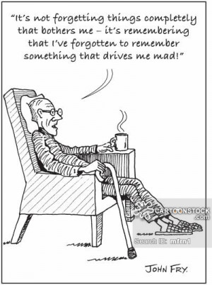 forgetfulness cartoons, forgetfulness cartoon, funny, forgetfulness ...