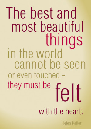 The best and most beautiful things in the world by lemasney