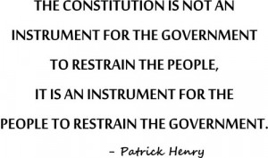 Patrick Henry Famous Political Art Quote Saying Wall Decal 12X12-