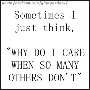 Why do I care?