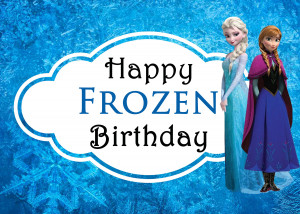 ... Sisters With Disney’s Frozen + Free Printable Birthday Card