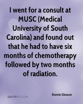 went for a consult at MUSC (Medical University of South Carolina ...