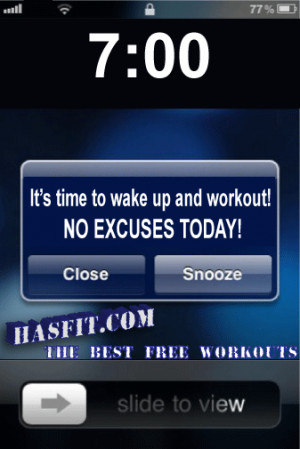 no excuse workout motivation