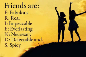 meaning of friends :)
