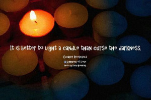 light a candle