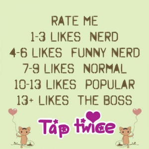 rate #like #nerd #normal #Popular #boss