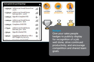 Give your sales people badges to publicly display for recognition of a ...