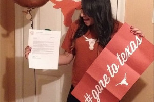 What a great day for this UT Class of 2018 student! Hook 'Em!