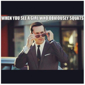 All girls should squat! | #quotes #funny #bodybuilding #lift #fitness ...