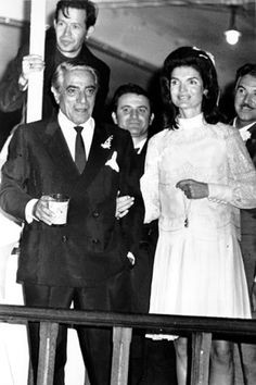 ... for her wedding to Aristotle Onassis in 1968. www.pinkpillbox.com More