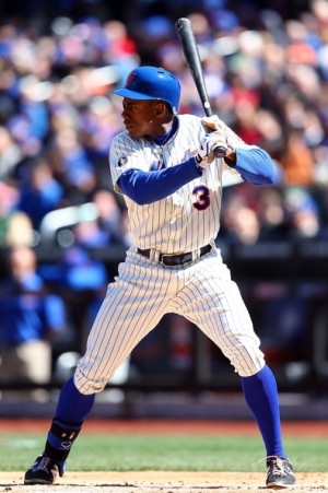 Curtis Granderson Curtis Granderson 3 of the New York Mets takes his