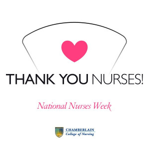 Thank you nurses! Happy National Nurses Week!