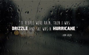 If people were rain…