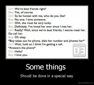 boy, conversation, girl, love, some things, special way, text