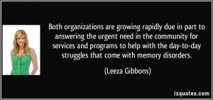 are growing rapidly due in part to answering the urgent need ...