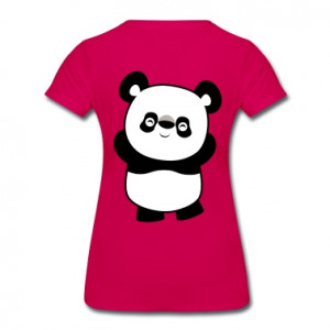Cute Cartoon Singing Panda by Cheerful Madness T Shirts