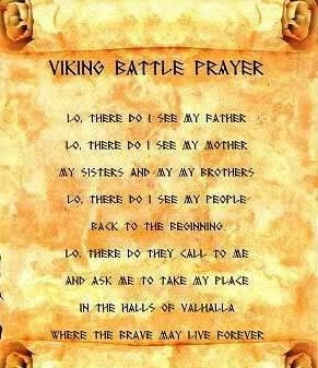 Vikings Prayer, Vikings Living, Vikings Inspiration, Prayer 13Th, Menu ...