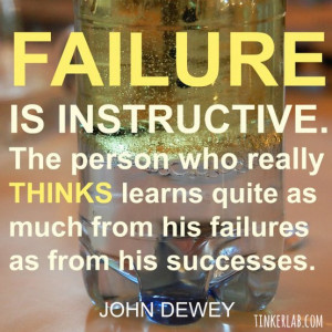 ... failure as an opportunity to learn can set them up for future success
