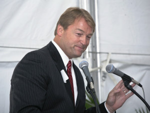 Senator Dean Heller Giving A Speech