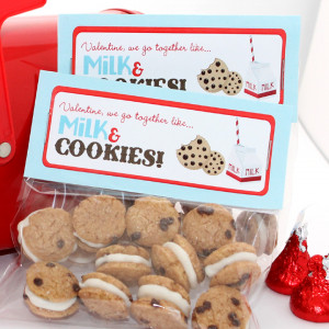 Valentine’s Day Free Milk and Cookies Printable