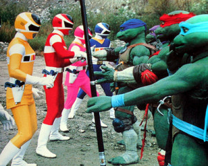 The Ninja Turtles appeared on two- episodes of Power Rangers in Space ...