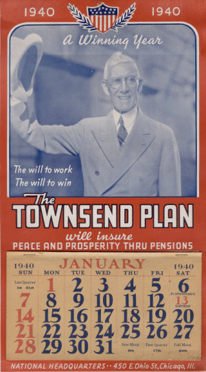 The Townsend Plan put out an amazing array of promotional materials ...