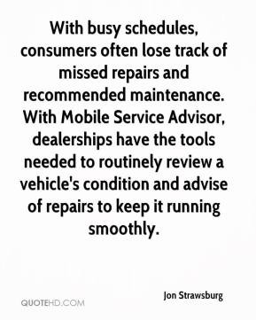 With busy schedules, consumers often lose track of missed repairs and ...