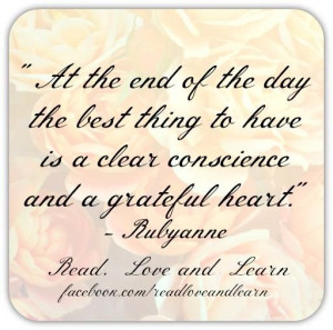 At the end of the day...