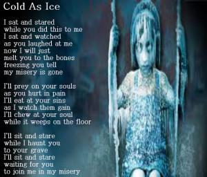 Cold As Ice (Creepy)