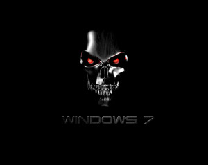 Dark Skull Windows 7 Wallpaper Free