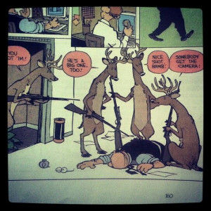Calvin and Hobbes hunting humor.