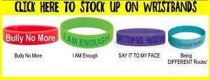 Anti Bullying Wristbands