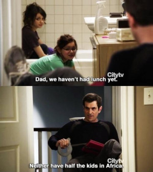 LOL funny quote Modern Family Phil Dunphy Alex Dunphy Haley Dunphy Ty ...