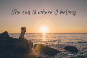 Ocean Quotes About Life I belong - ocean quote