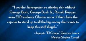 Mexican drug cartel kingpin thanks U.S. presidents