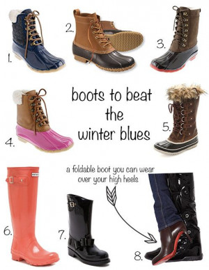 cute boots to beat the winter blues