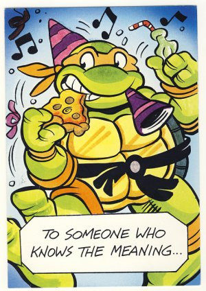 teenage mutant ninja turtles birthday cards