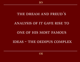 ... of it gave rise to one of his most famous ideas - the Oedipus complex